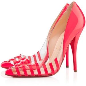 Christian Louboutin Pivichic Neon Pink Pump
